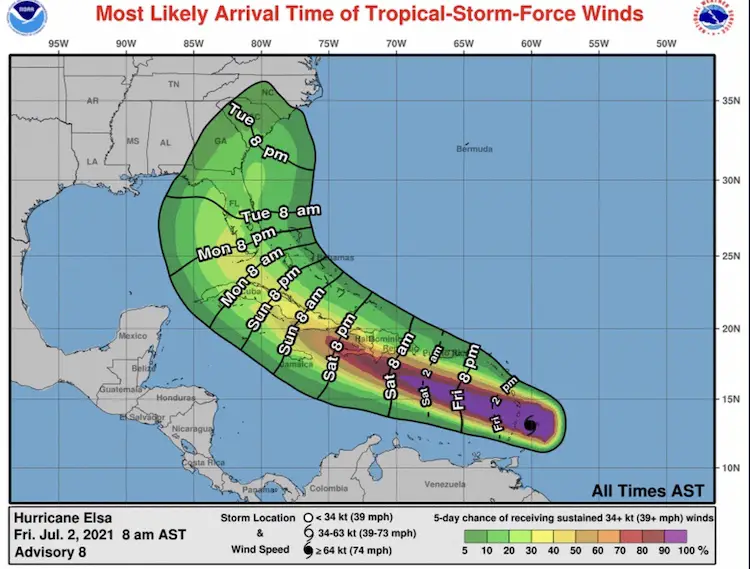 Hurricane_Elsa_Wind Arrival_Time_July_2