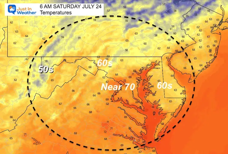 July_23_weather_temperatures_Saturday_morning