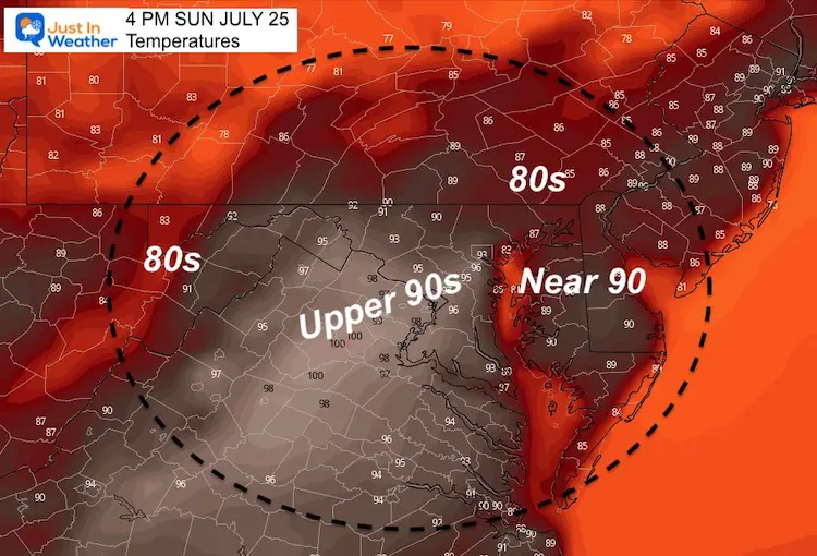 July_24_weather_temperatures_Sunday_afternoon