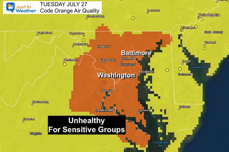 July_27_weather_air_quality_Code_Orange_Tuesday