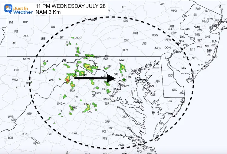 July_28_weather_rain_radar_Wednesday_11_PM