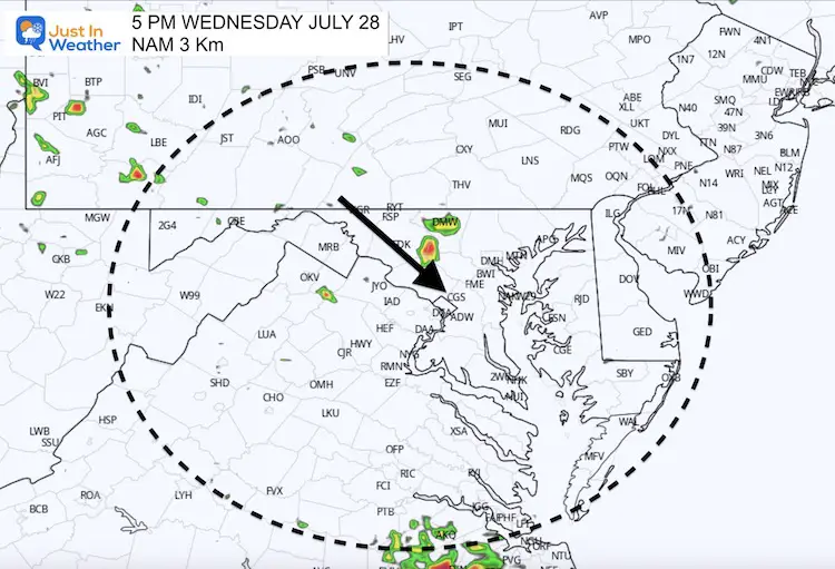 July_28_weather_rain_radar_Wednesday_5_PM