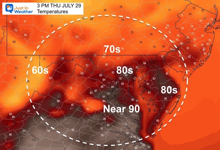 July_28_weather_temperatures_Thursday_afternoon