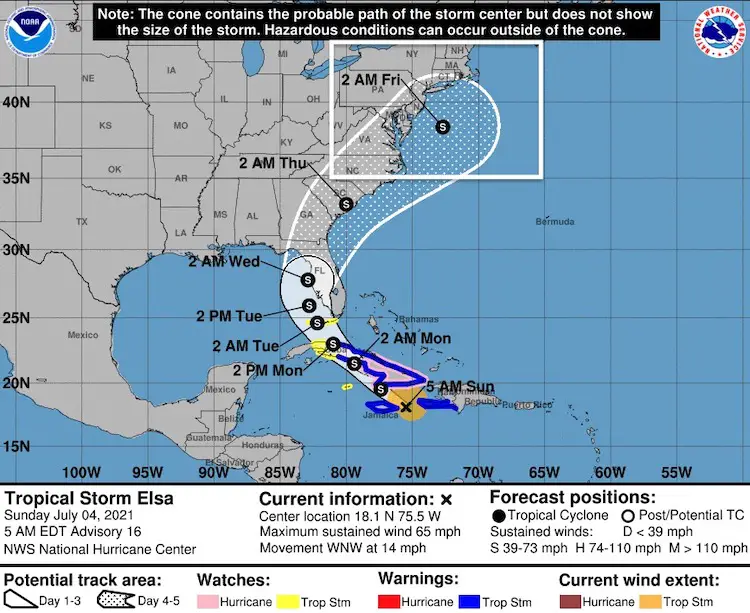 July_4_tropical_storm_elsa_forecast_National_Hurricane_Center