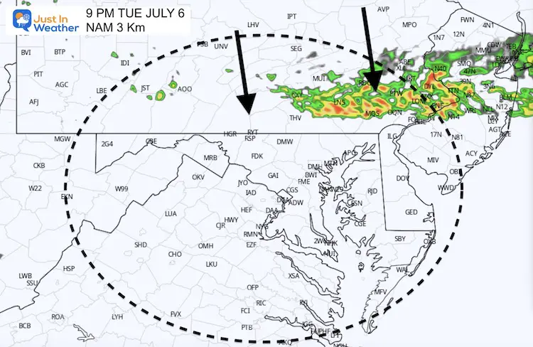 July_6_weather_rain_Tuesday_evening