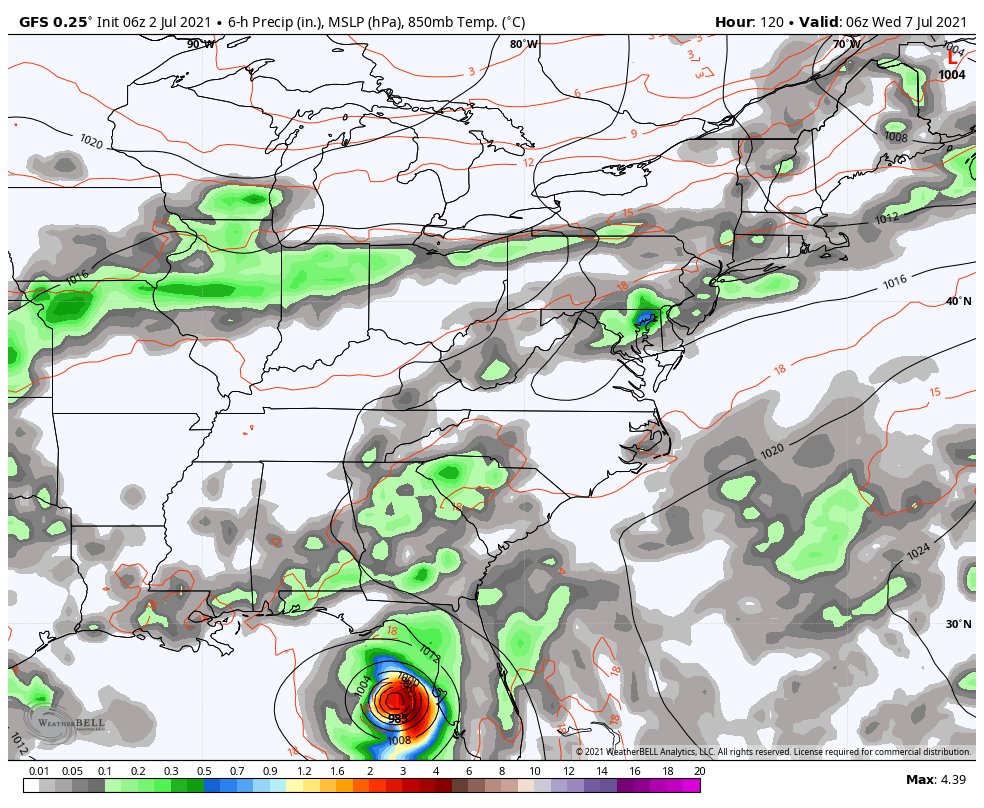 Hurricane_Elsa_GFS_ Forecast_USA_July_2