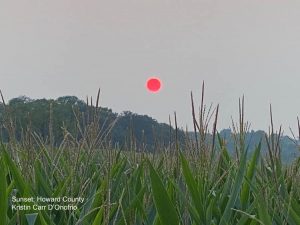smoke_sunset_howard_county_marylandB_July_19