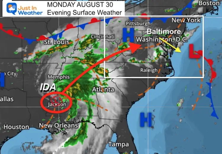 August-30-ida-Monday-evening-weather