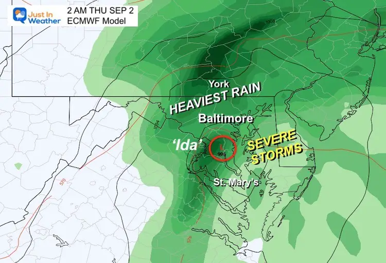 August-31-weather-Ida-ECMWF