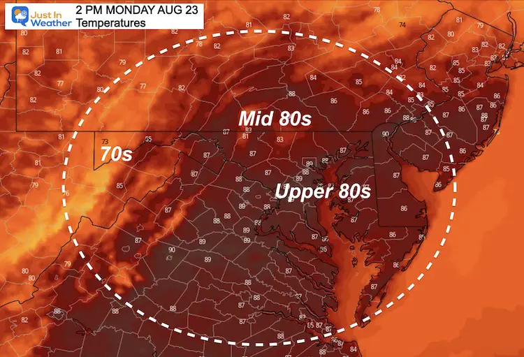 August_22_weather_temperatures_Monday_afternoon