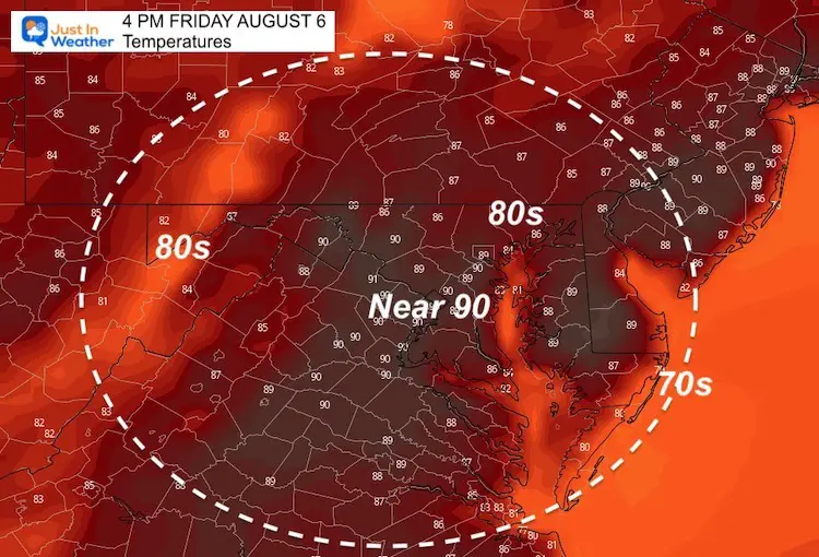 August_6_weather_temperatures_Friday_afternoon