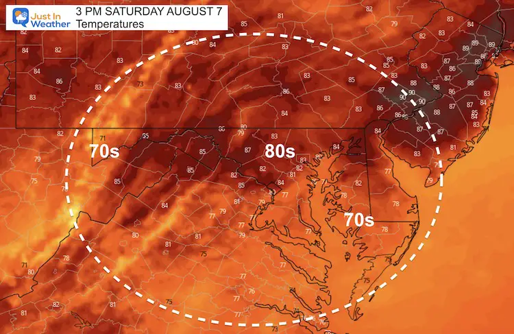 August_7_weather_temperatures_Saturday_afternoon