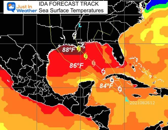 Tropical-Storm-Ida-august-26-track-sea-surface-temperatures
