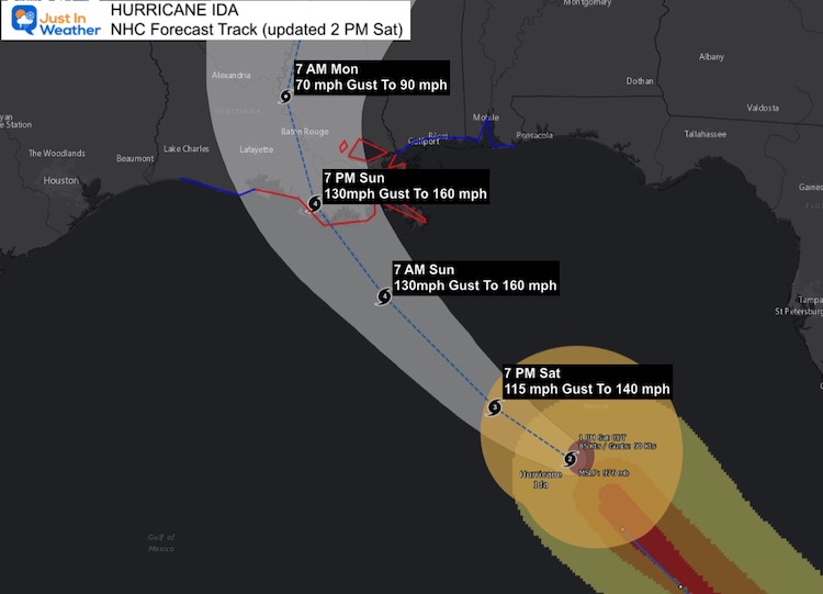 august-28-hurricane-ida-forecast-landfall-update-saturday